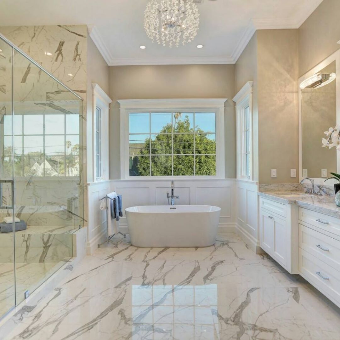 newly renovated bathroom